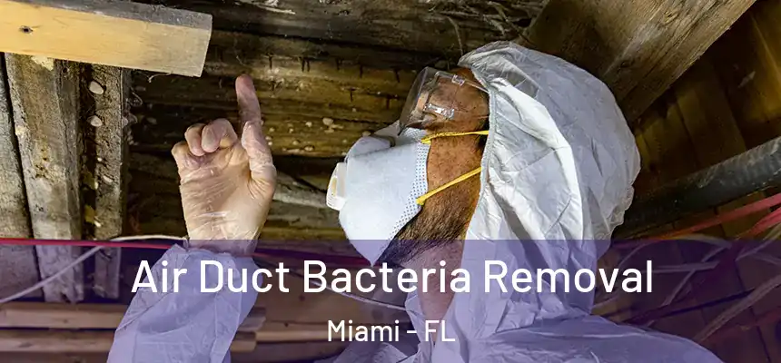 Air Duct Bacteria Removal Miami - FL