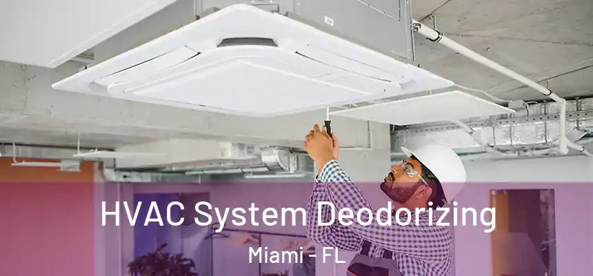 HVAC System Deodorizing Miami - FL